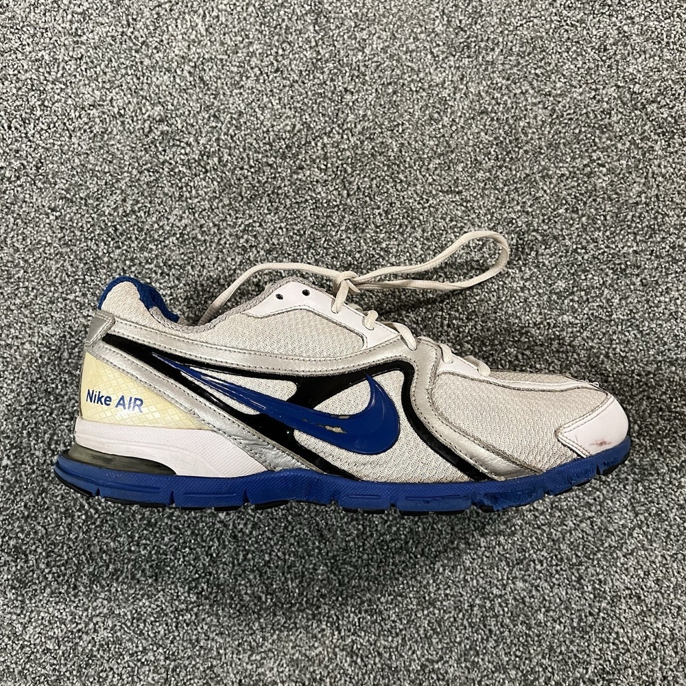 Nike Air Visi Sleek Running Shoes Mens Size 9 White Multi Lace Up 395835-102